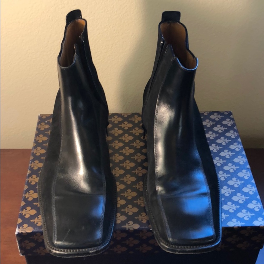 Men’s Patrick Cox leather and suede boots